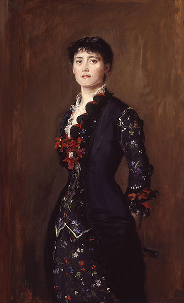 Louise Jane Jopling 1879 by Sir John Everett Millais 1st Bt (1829-1896)  National Portrait Gallery London NPG6612